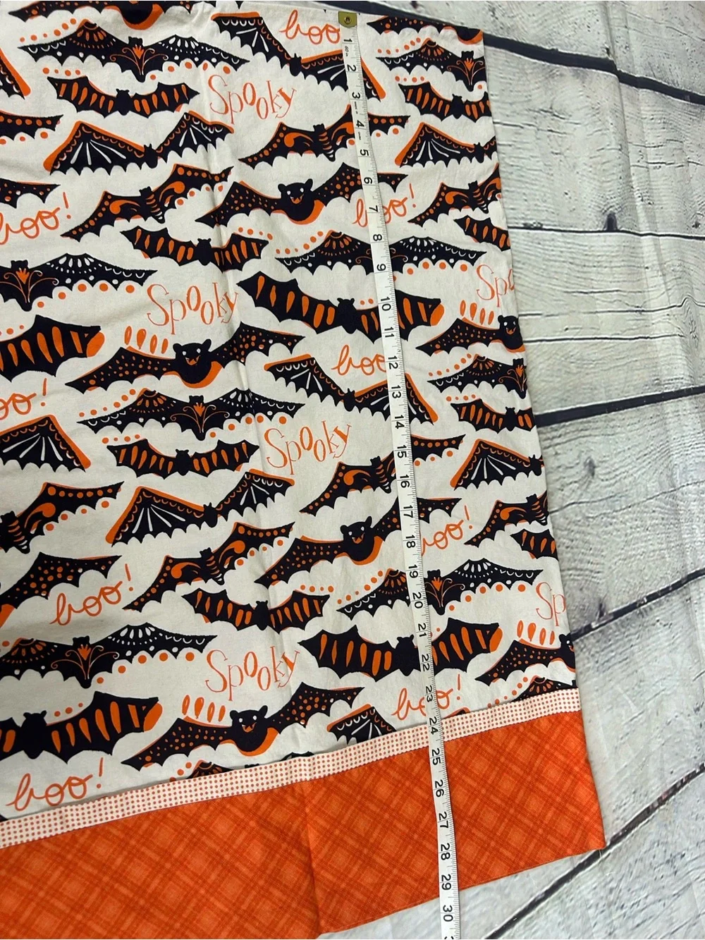 4/$25 Halloween Bat Print Decorative pillowcase - Orange & Black